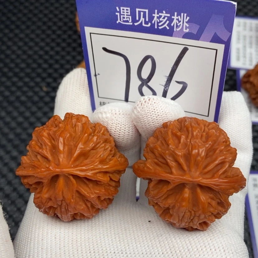 【闪购商品】文玩核桃把件786苹果园39