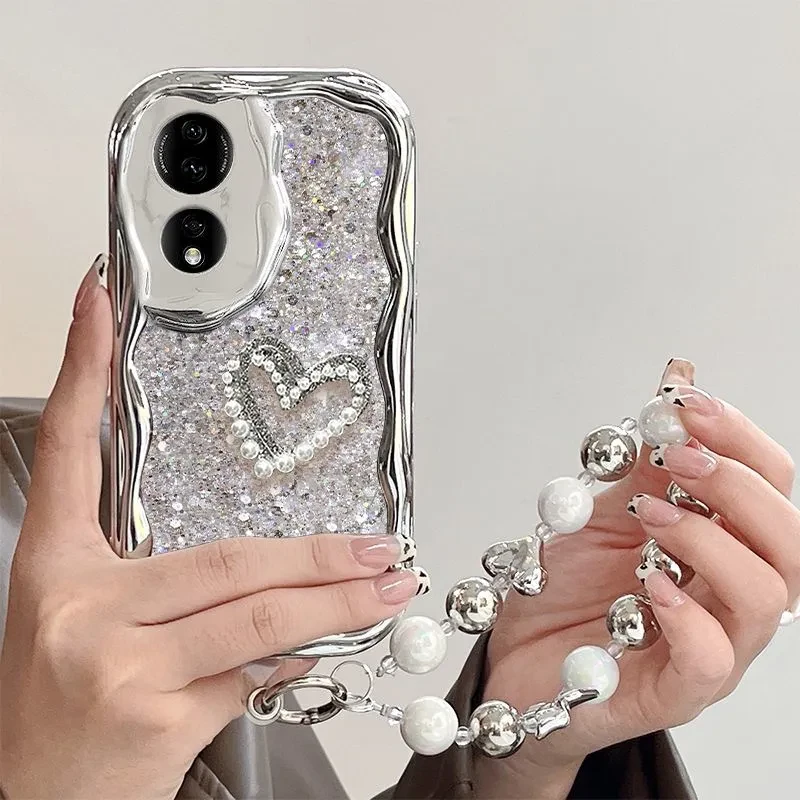 适用华为荣耀70/70pro手机壳软全包女荣耀80/80pro/80se/80gt滴胶