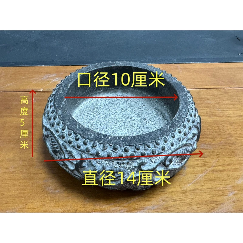 山西精美桌面摆件缠枝莲盆