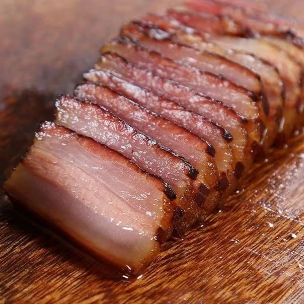 （现场挑选按实际称重）农村粮食猪慢火烟熏腊肉