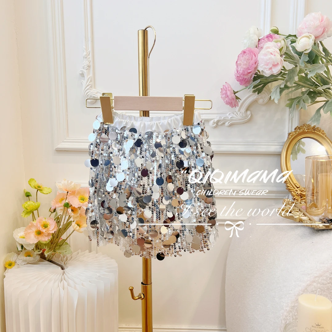 【QI奇妈现货】女童精致时尚淑秋儿童高定气质小香风洋气裙Q0302