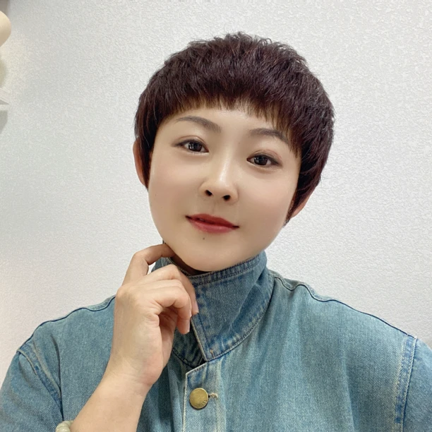 【全真发头套】新升级气质纹理短发发套