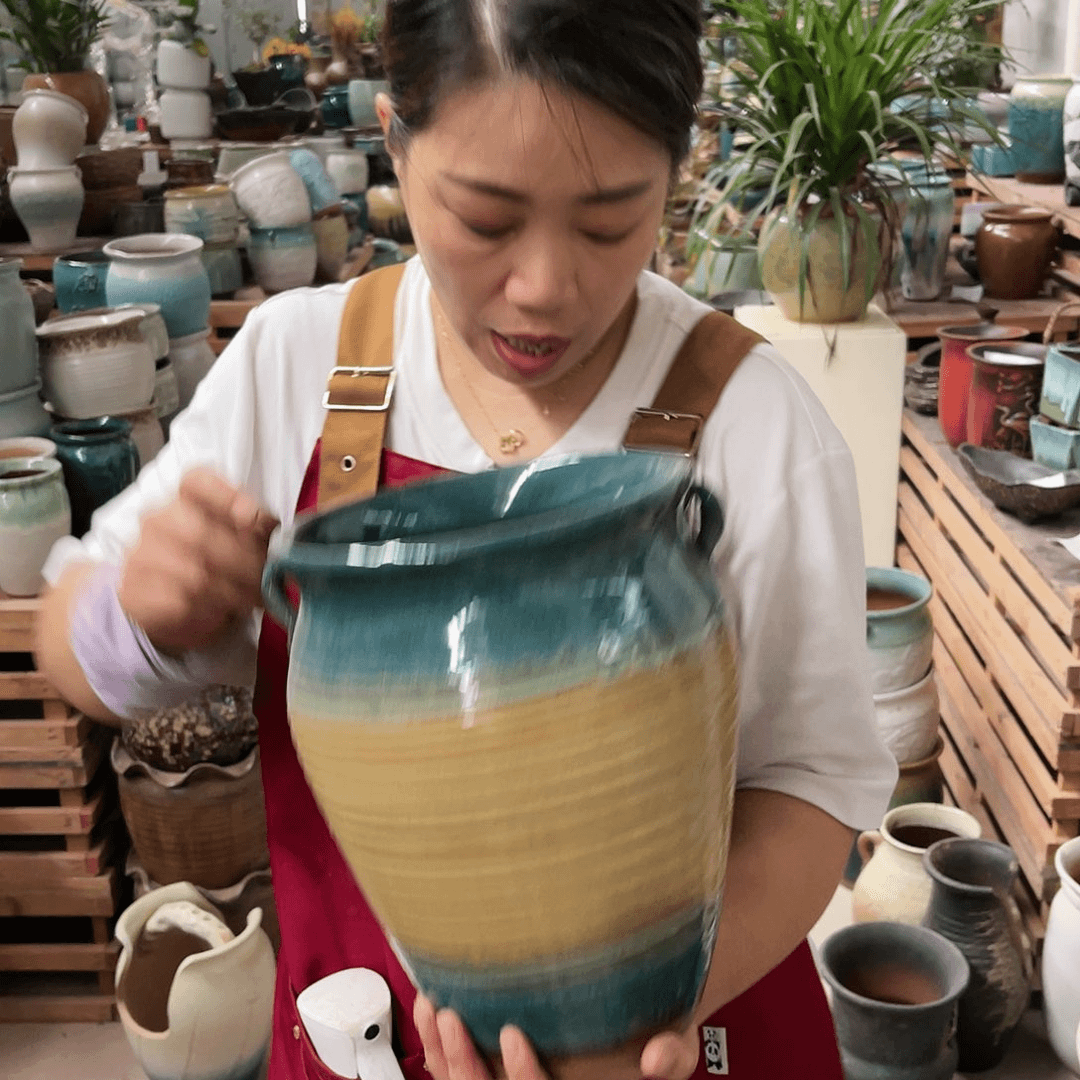 紫砂花盆高度26口径16