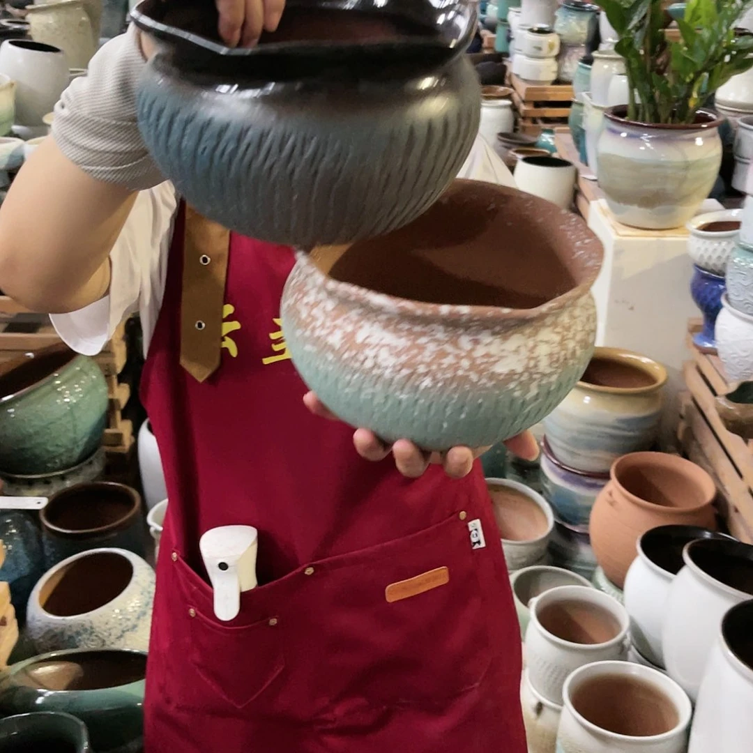 紫砂花盆高度-3口径20