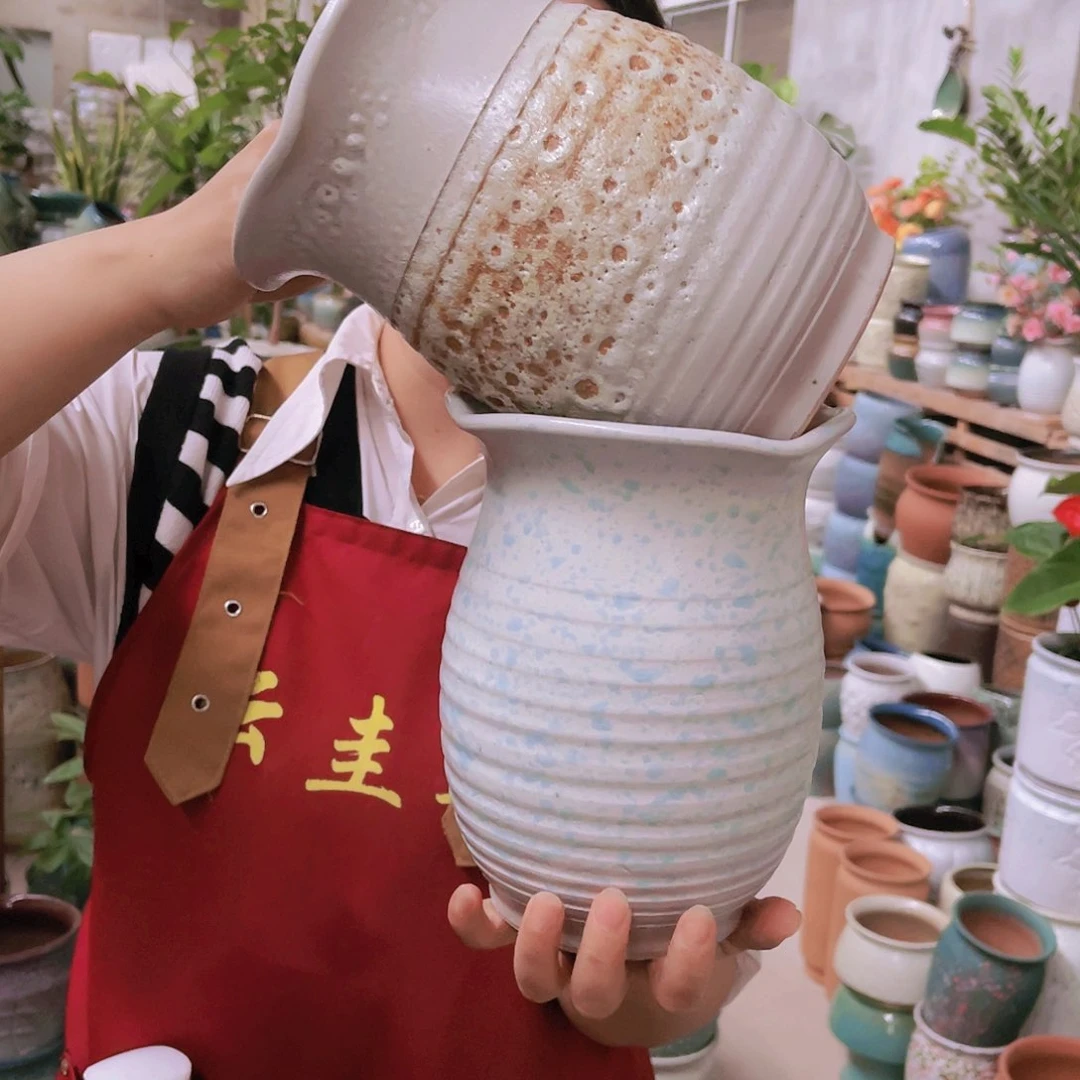 紫砂花盆高度20口径15