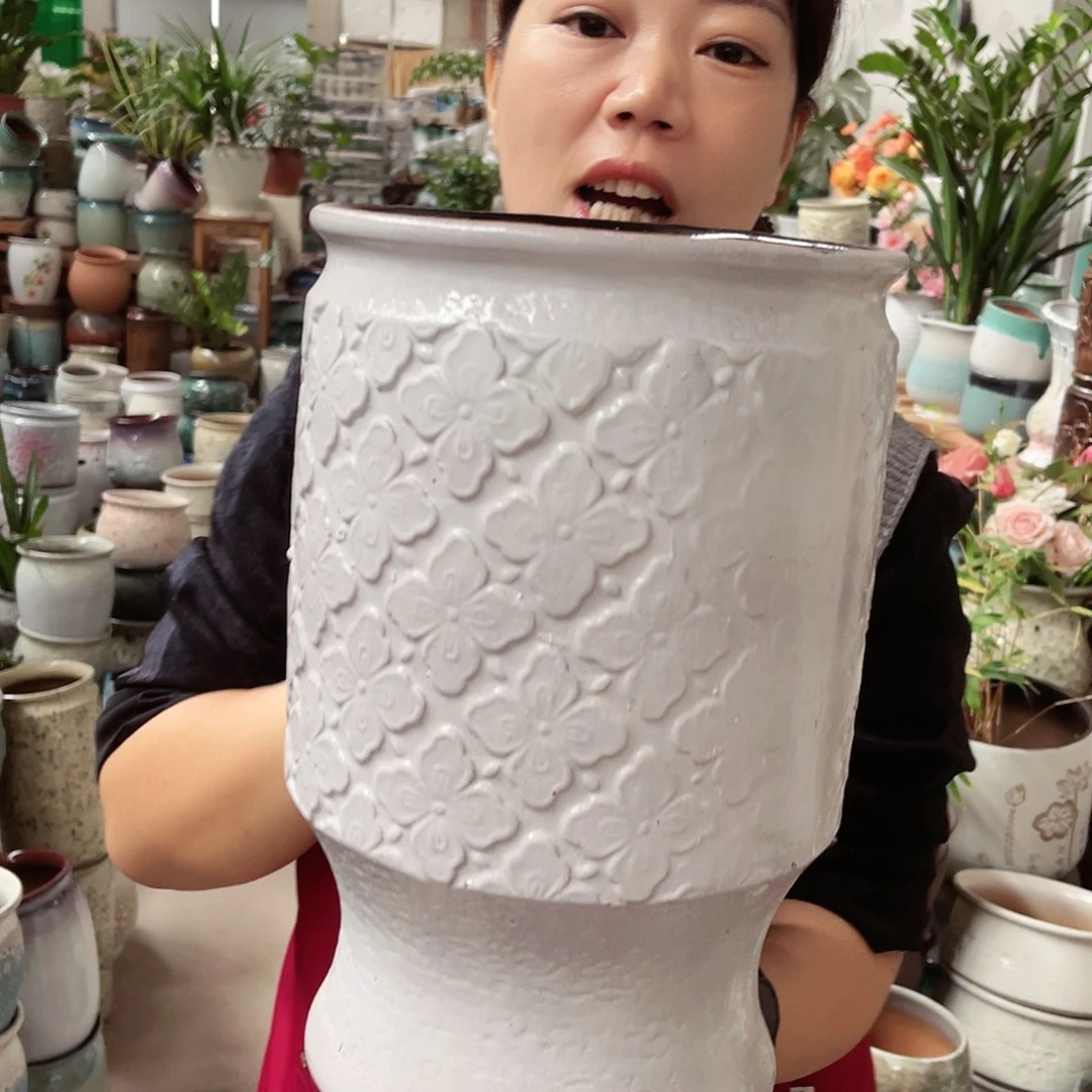 紫砂花盆高度30口径20