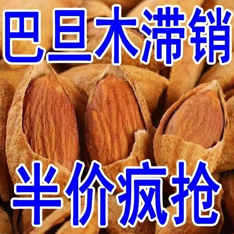 【大降价】薄壳纸皮巴旦木坚果干果大颗粒杏仁休闲年货零食礼包50g