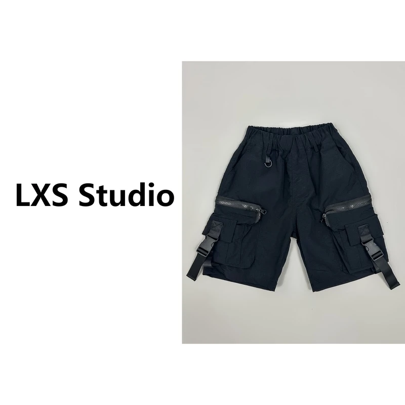 童装夏季五分工装裤儿童韩版宽松潮流百搭时尚立体口袋重工C88212