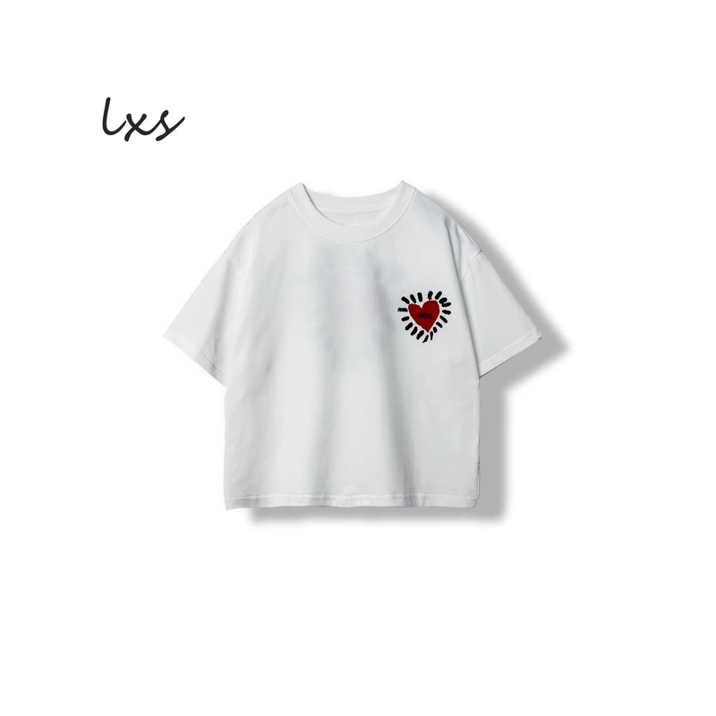 童装男童夏季款韩版时尚百搭宽松潮流纯棉短袖圆领C88189