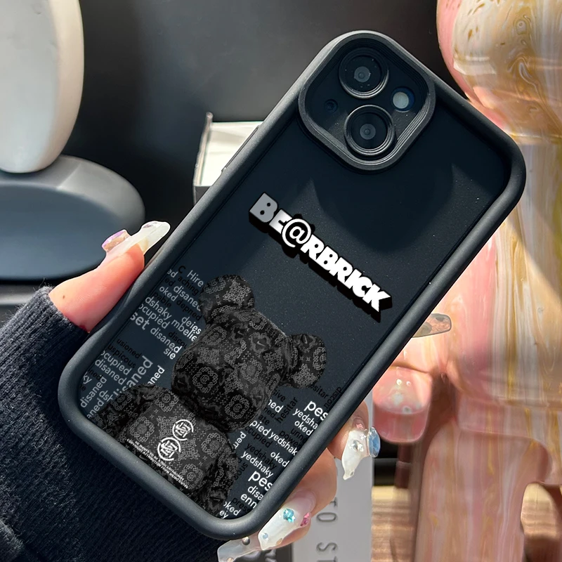 暴力熊ins苹果15手机壳iPhone14promax防摔13pro/12时尚11潮壳