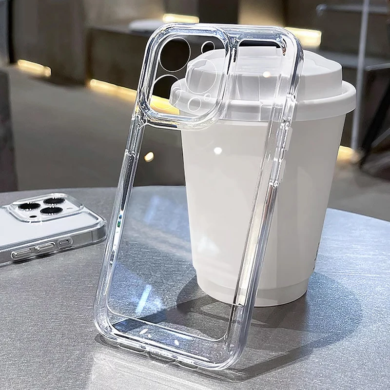 透明苹果15手机壳适用于iphone15promax全包14/13耐磨12新款防摔