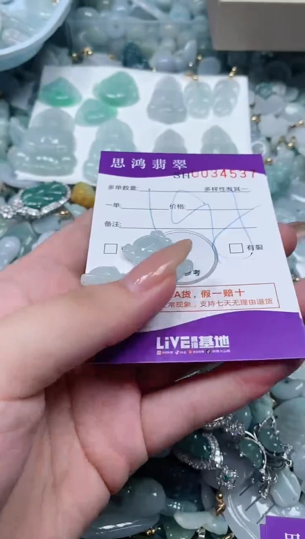 【闪购商品】翡翠颈饰未镶嵌闪购商品0034537