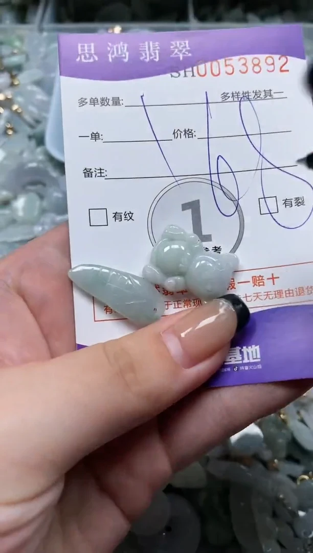 【闪购商品】翡翠颈饰未镶嵌闪购商品0053892