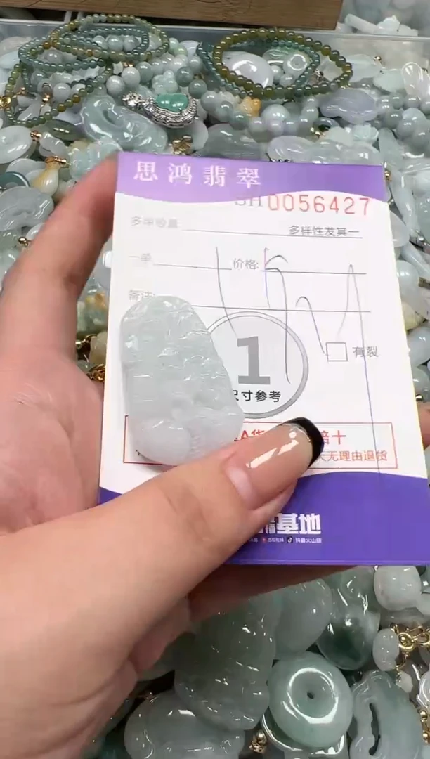 【闪购商品】翡翠颈饰未镶嵌闪购商品0056427