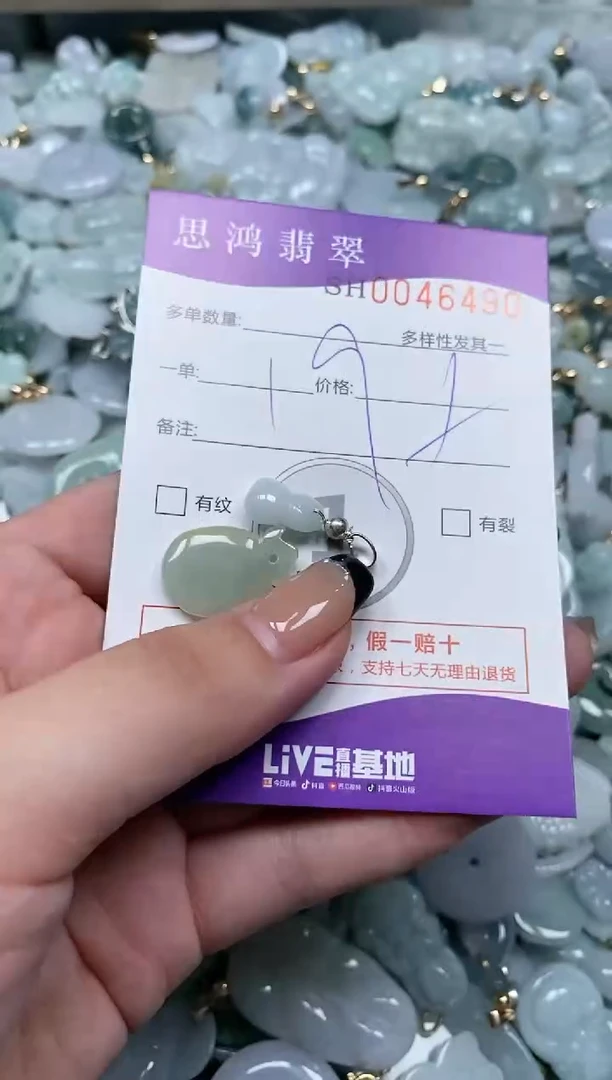 【闪购商品】翡翠颈饰未镶嵌闪购商品0046490