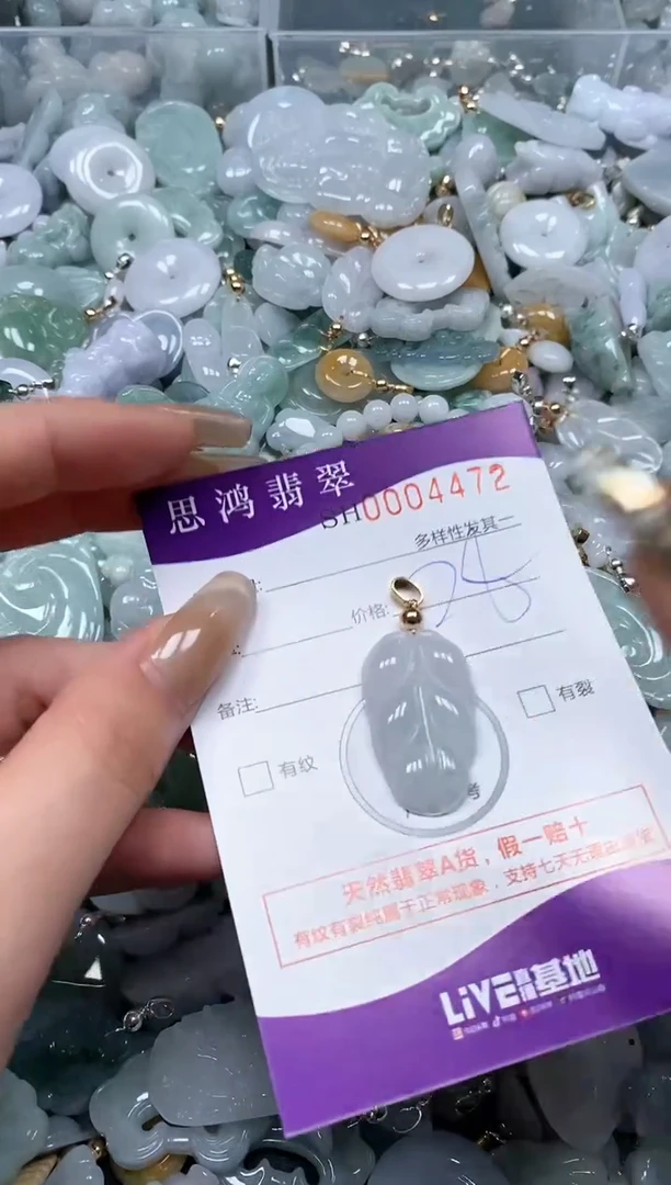 【闪购商品】翡翠颈饰未镶嵌闪购商品004472