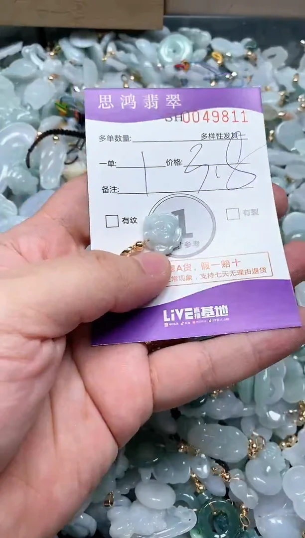 【闪购商品】翡翠颈饰未镶嵌闪购商品0049811