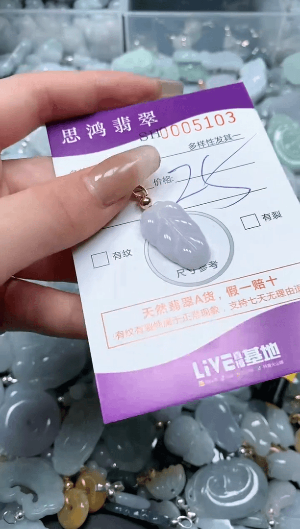 【闪购商品】翡翠颈饰未镶嵌闪购商品005103