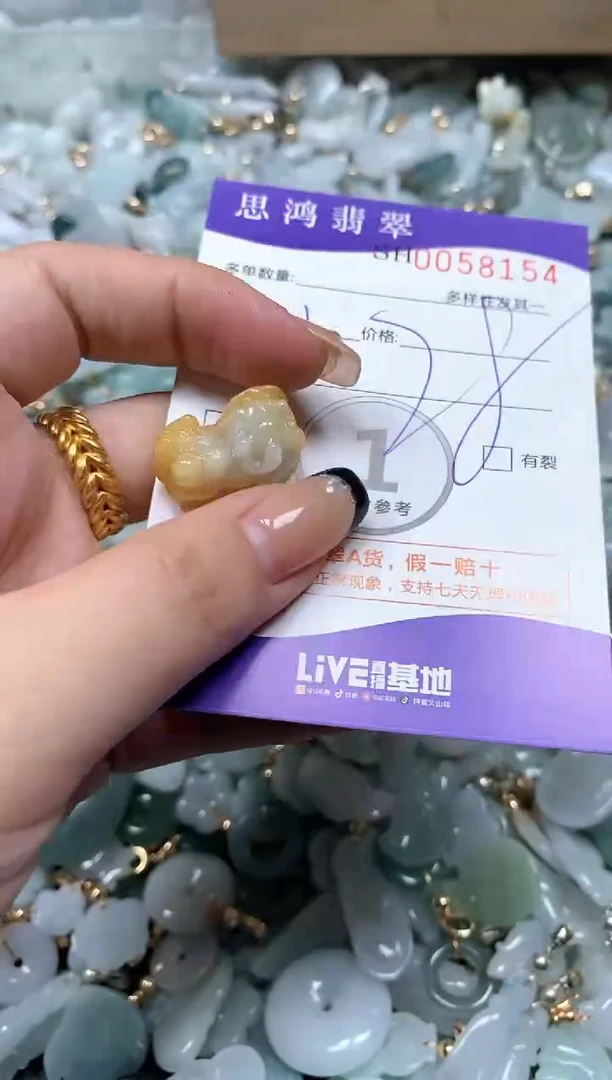 【闪购商品】翡翠颈饰未镶嵌闪购商品0058154
