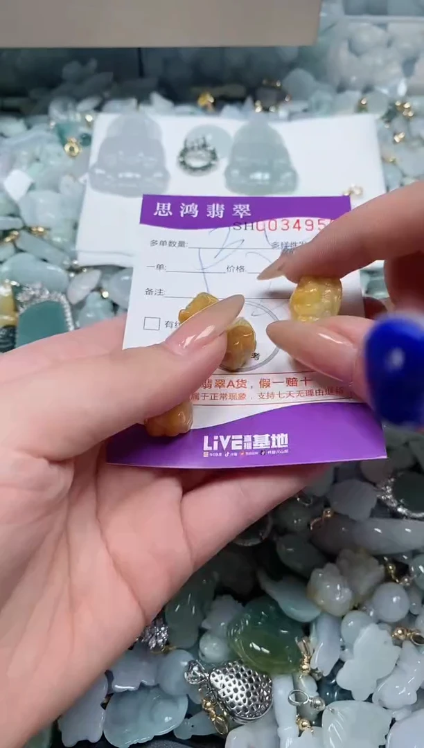 【闪购商品】翡翠颈饰未镶嵌闪购商品0034956多样性发货