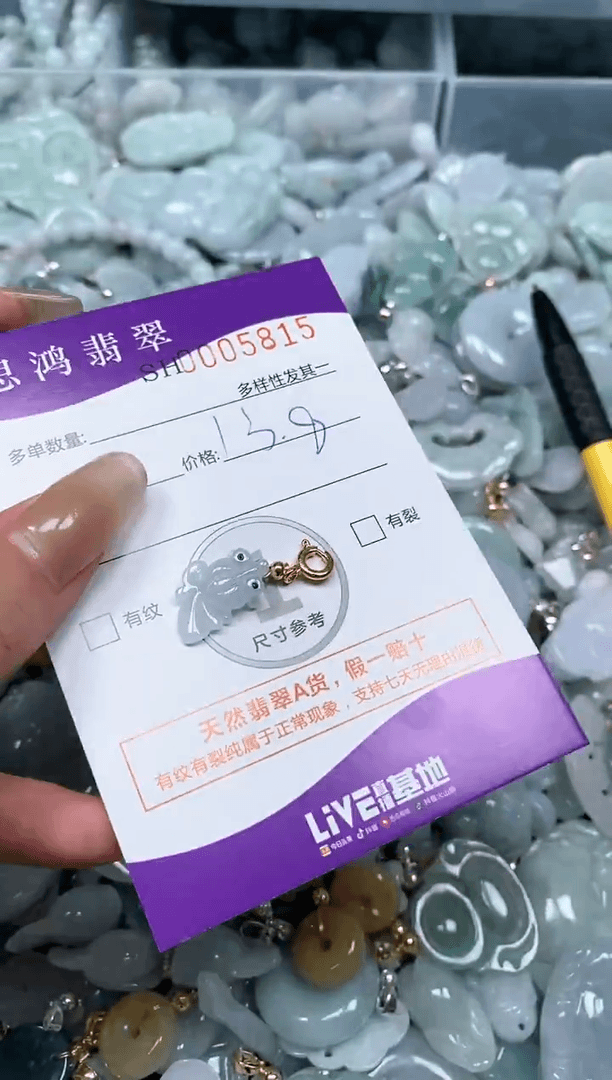 【闪购商品】翡翠颈饰未镶嵌闪购商品005815