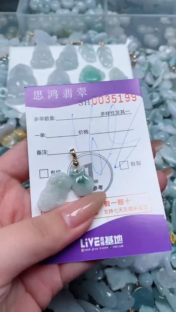 【闪购商品】翡翠颈饰未镶嵌闪购商品0035199