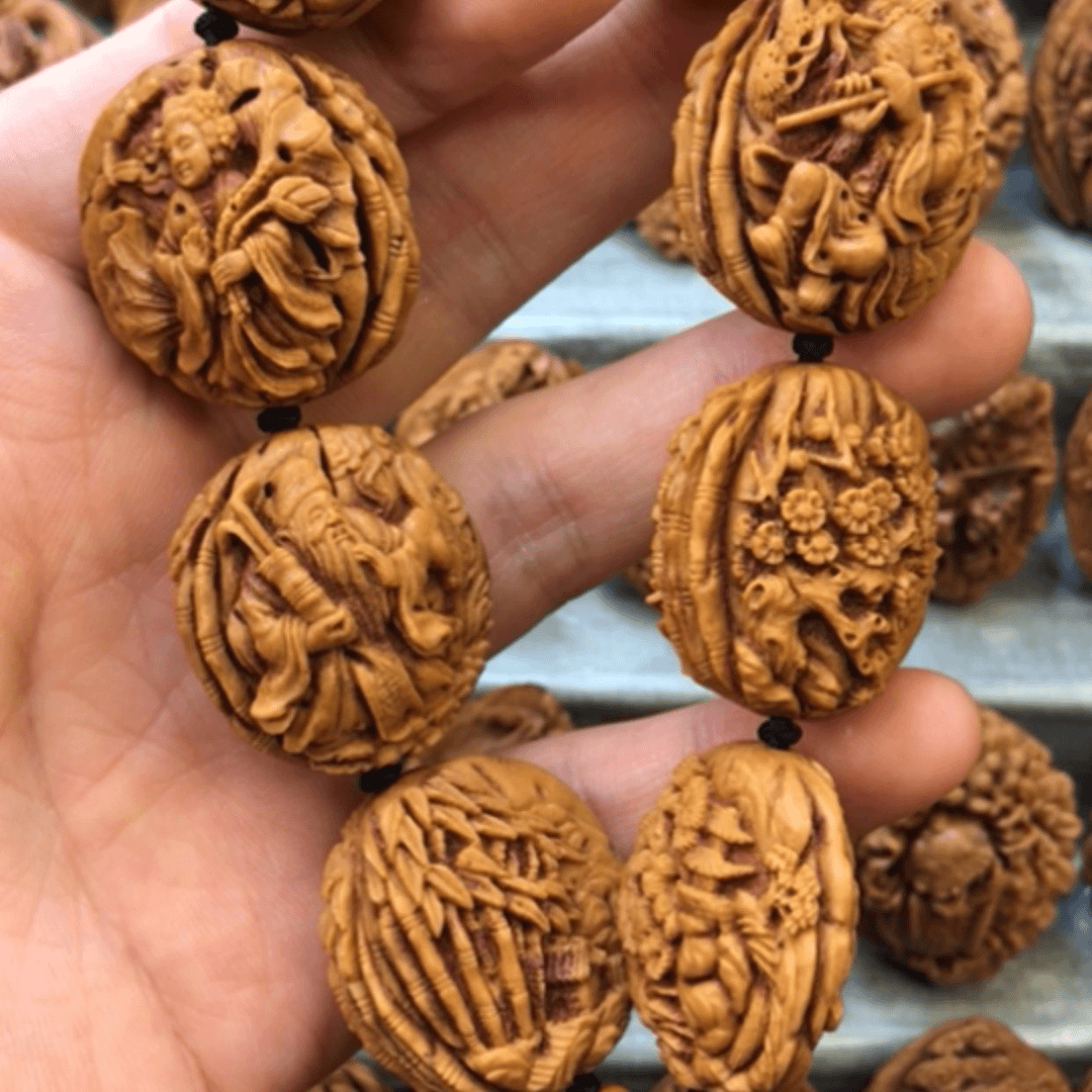 【闪购商品】桃核把件飞***牛