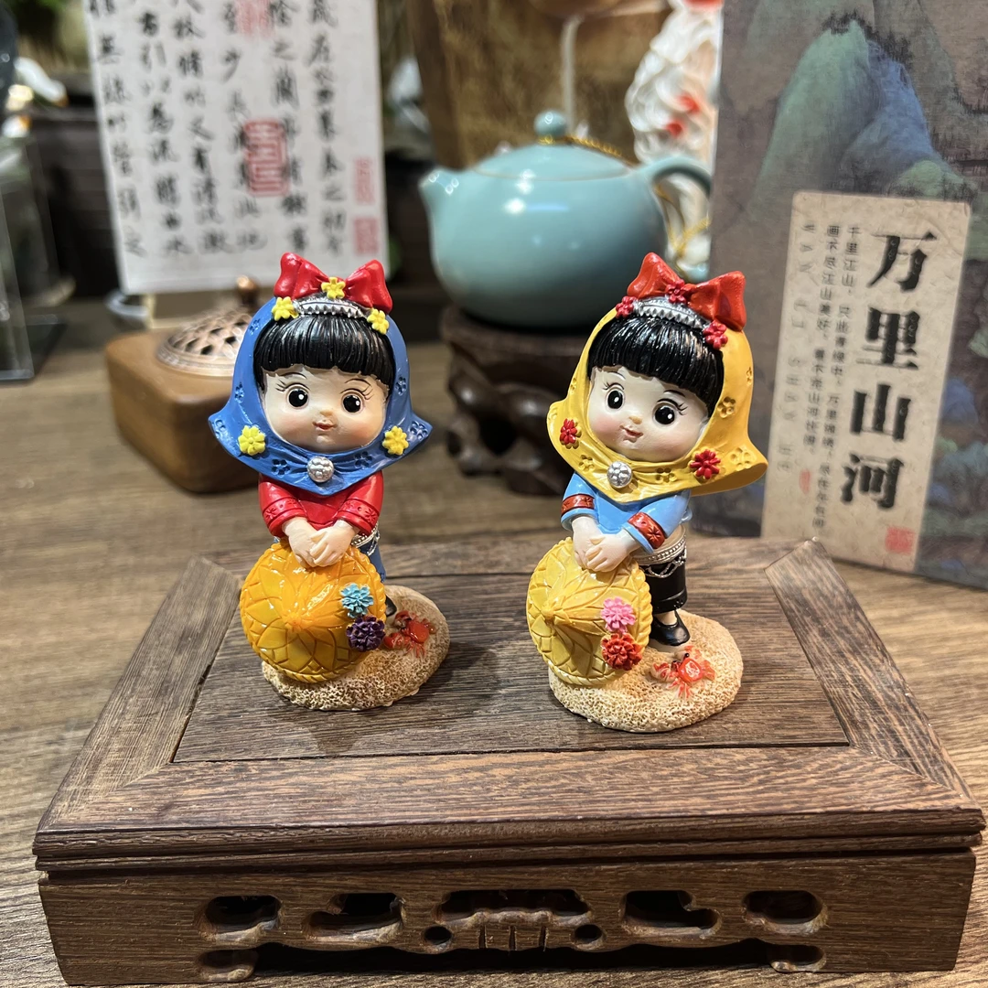 可爱泉州文创摆件惠安女手办礼品送人礼物精致家居装饰品创意玩偶