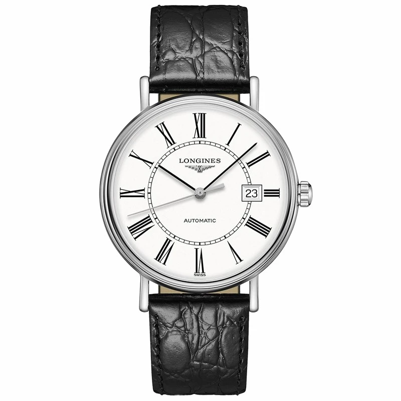 99新 Longines/浪琴 瑰丽922/机械/白盘罗马/表径40mm/男士腕表