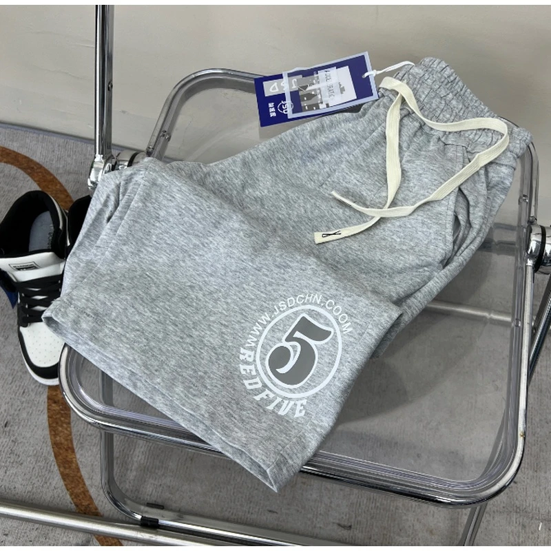 灰色23172青少年夏季百搭休闲针织五分短裤