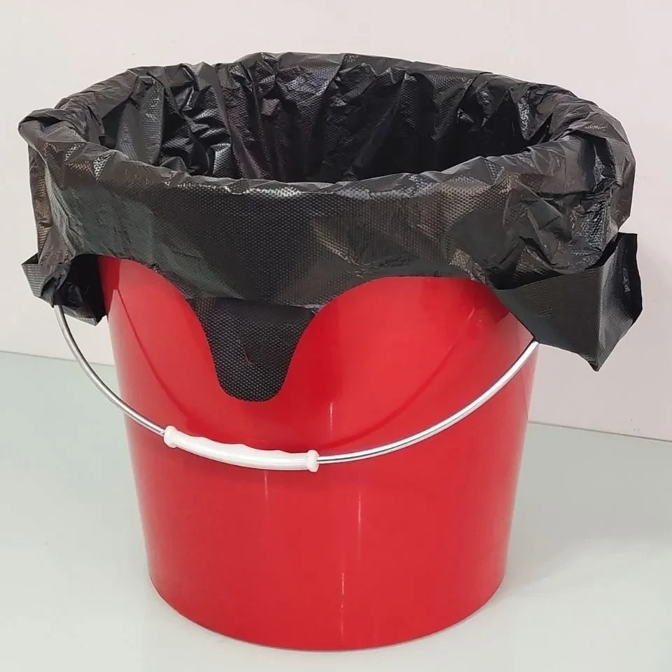 加厚手提式大号水桶垃圾袋背心袋家用厨房黑色塑料袋批发4060新料