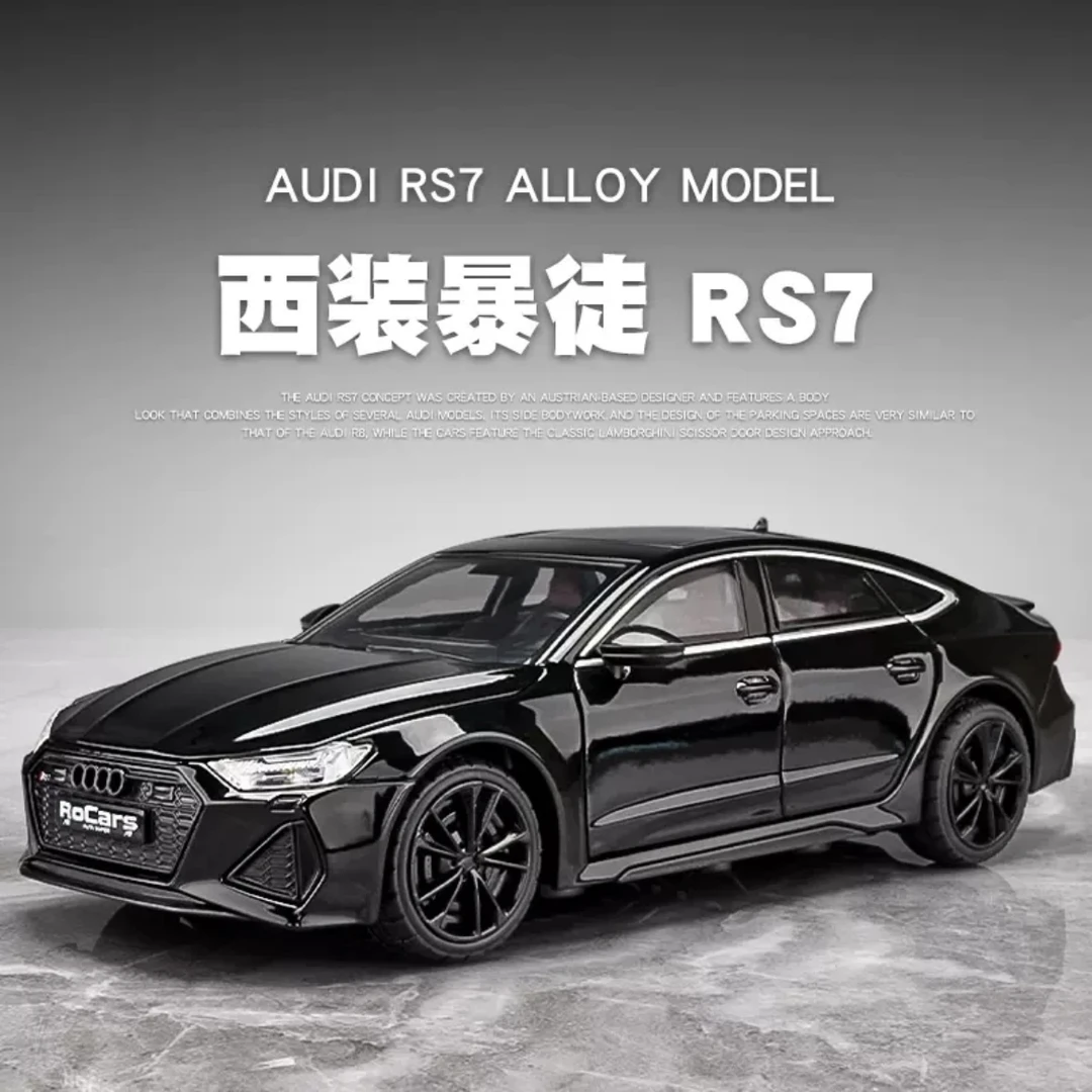 【粉丝专属】奥迪RS7仿真合金汽车模型静态收藏摆件