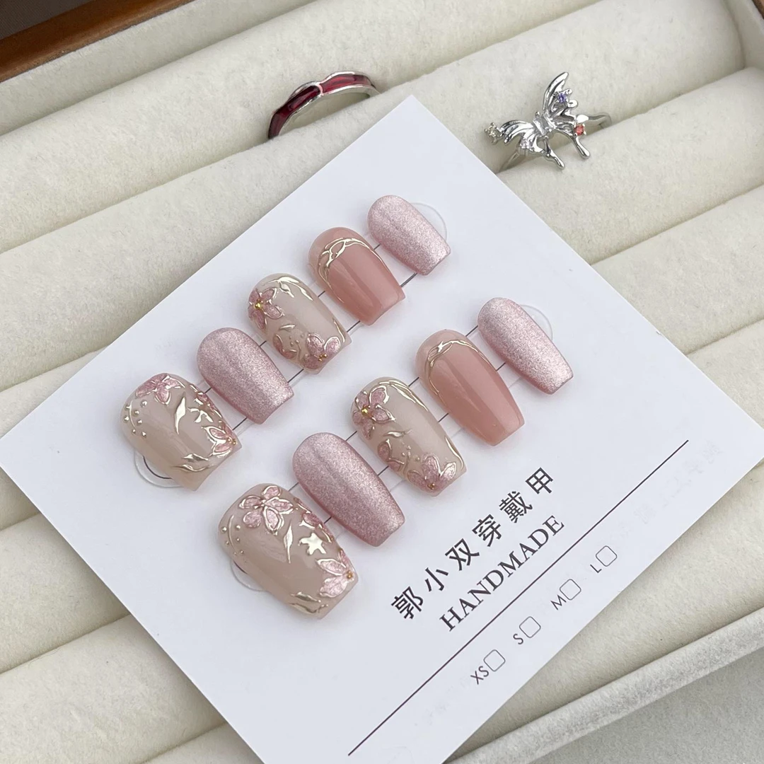 【繁花落樱3】手绘水彩版10片盒装