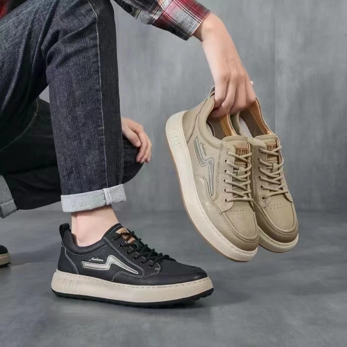 jlt/金郎特真皮休闲透气耐磨百搭舒适男士休闲鞋戈2707