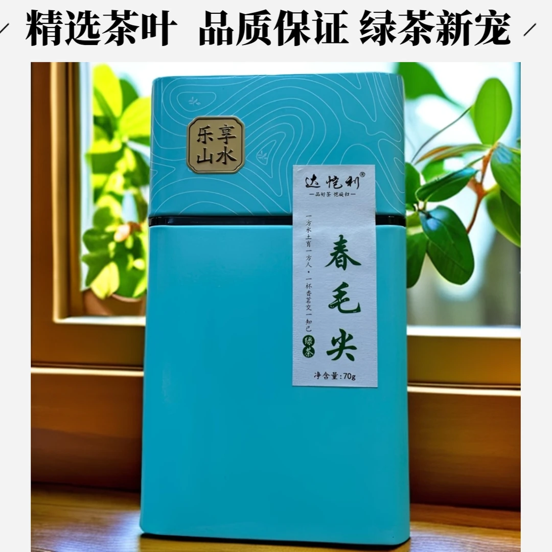 2024年新茶春毛尖绿茶罐装云南绿茶春尖银丝毛峰浓香型绿茶回味