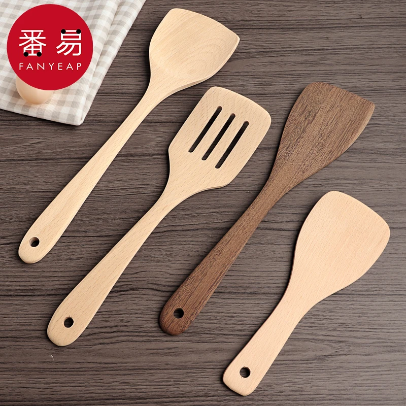 V厨房锅铲不伤锅不粘锅炒锅铲耐高温锅铲家用炒菜木铲子烹饪勺铲