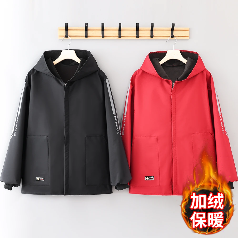 新款围裙御寒锁温罩衣家用厨房做饭外套防水防污工作服可定制