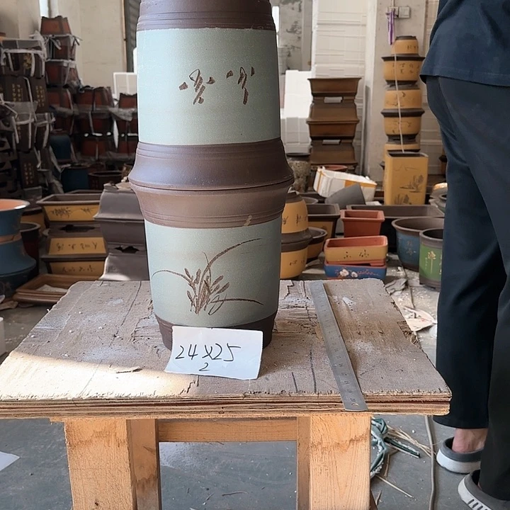 紫砂20CM（含）-50CM（不含）紫砂花盆花盆73