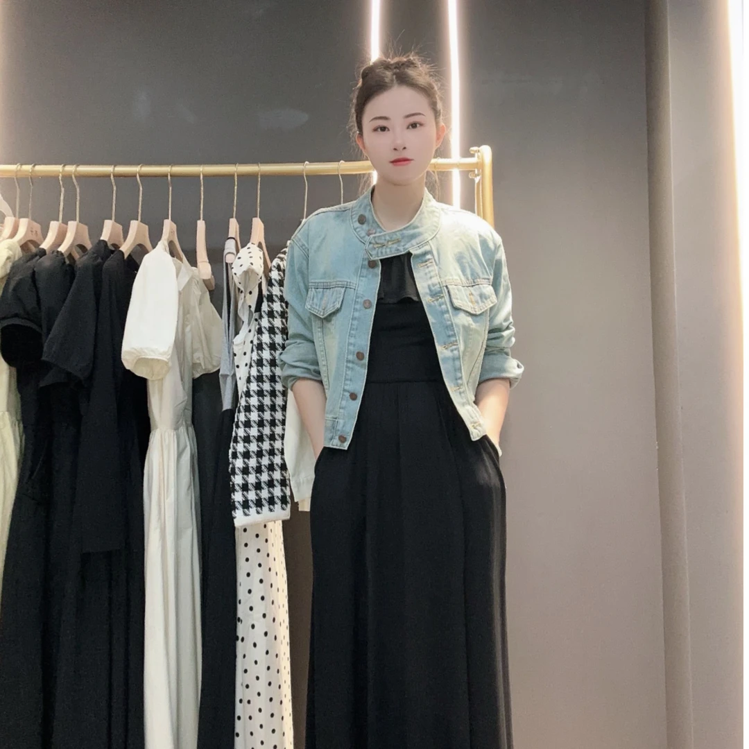 设计款小众水洗牛仔外套高级感气质百搭款适合搭配连衣裙