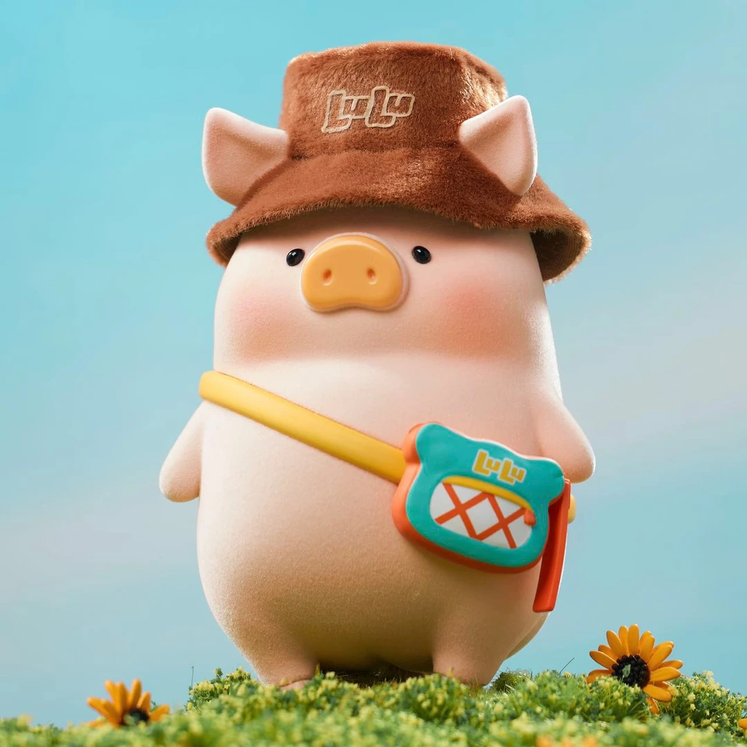52TOYSLuLu旅行系列大猪XL猪大体潮玩玩具礼物手办摆件景观汽车