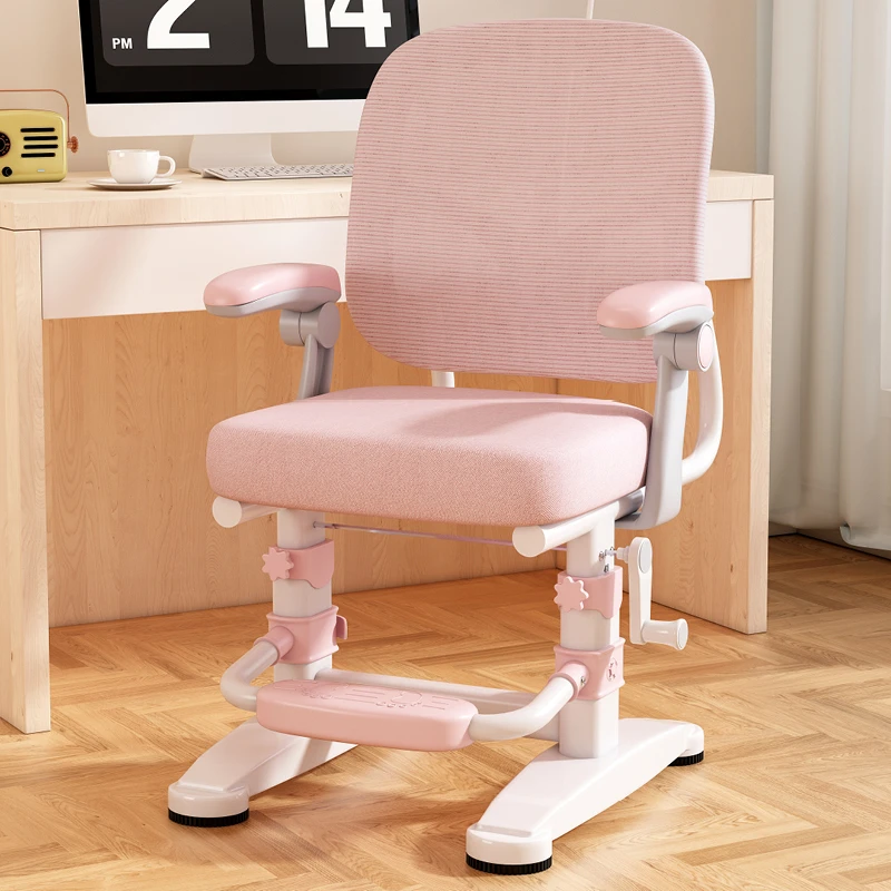 儿童学习椅子小学生专用写字椅可调节升降家用书桌椅矫正坐姿座椅