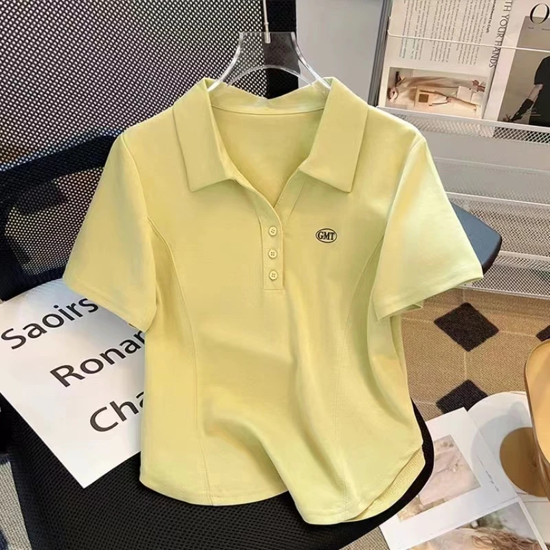 2024新款大码微胖夏季正肩短袖t恤女士百搭显瘦上衣