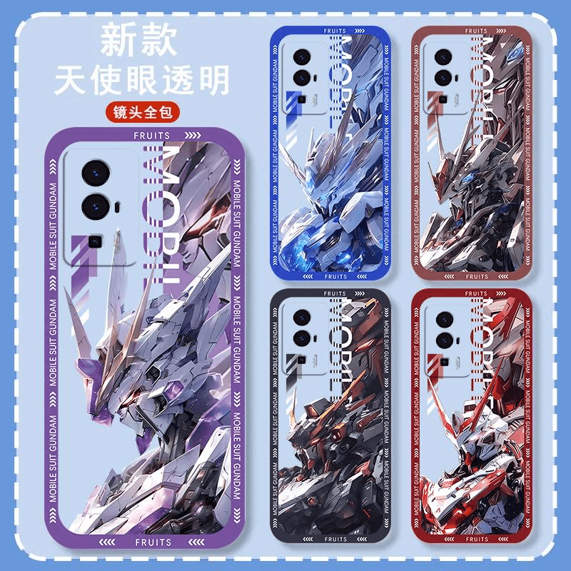 霸天机甲红米K60至尊版手机壳红米K60透明红米K60pro软壳防摔动漫