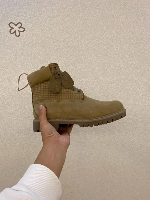 微瑕疵品WTAPS联名款大黄靴户外工装靴马丁靴时尚男款高帮靴子