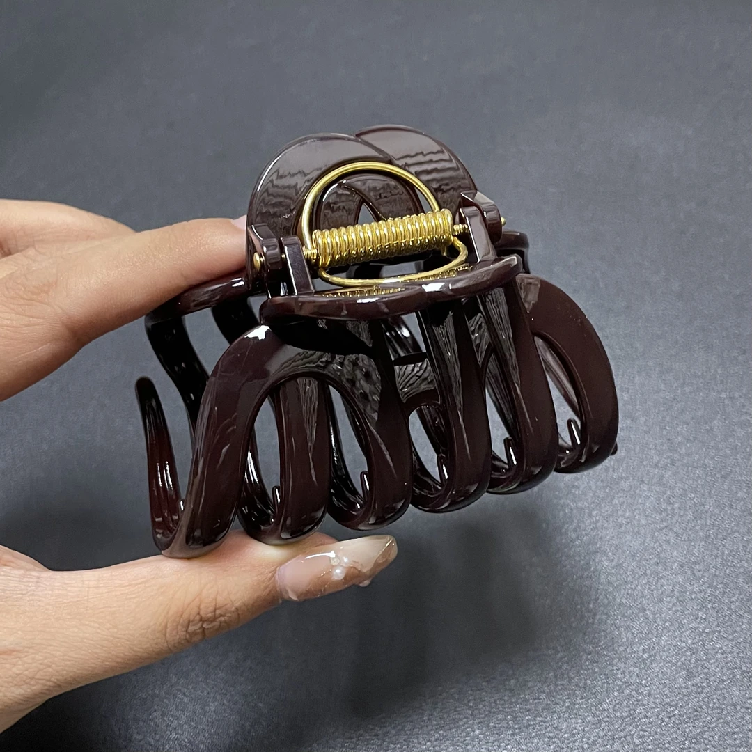 L165/L305夕洛蜘蛛6.5-9.2cm大抓夹大发量时尚气质盘发夹头饰发饰