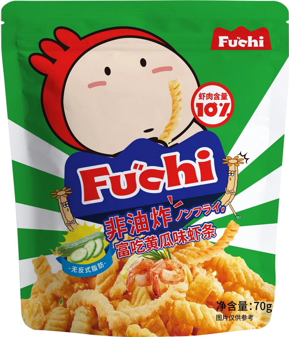 富吃虾娃虾条黄瓜味70g*1