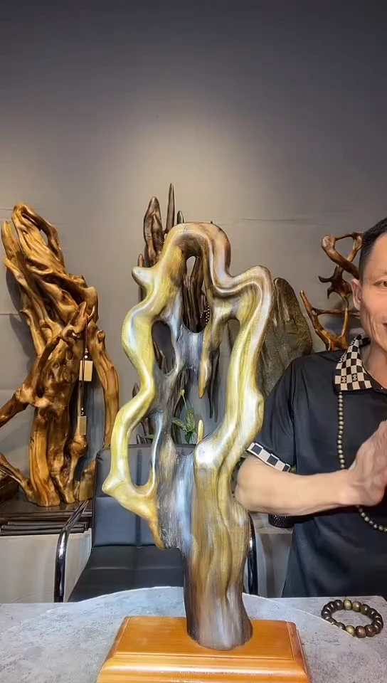 【闪购商品】金丝楠金丝楠小叶桢楠随行摆件25