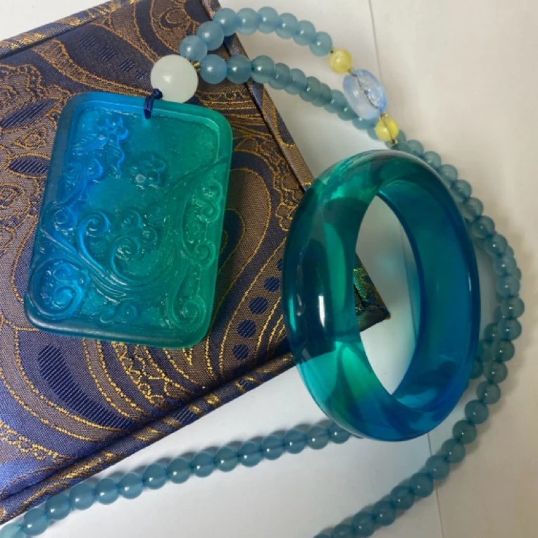 非金属吊坠 【宏莱】吊坠龙血王两件套-166