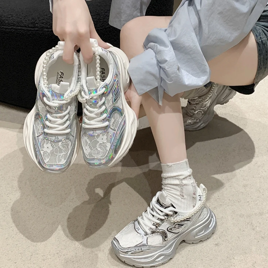 缘缘夏季透网时尚百搭老爹女鞋09