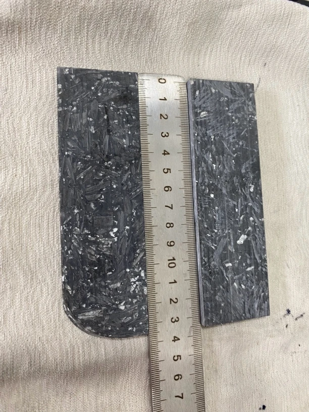 碎碳银箔手柄 长130宽40厚8mm